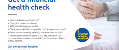 Health Check banner